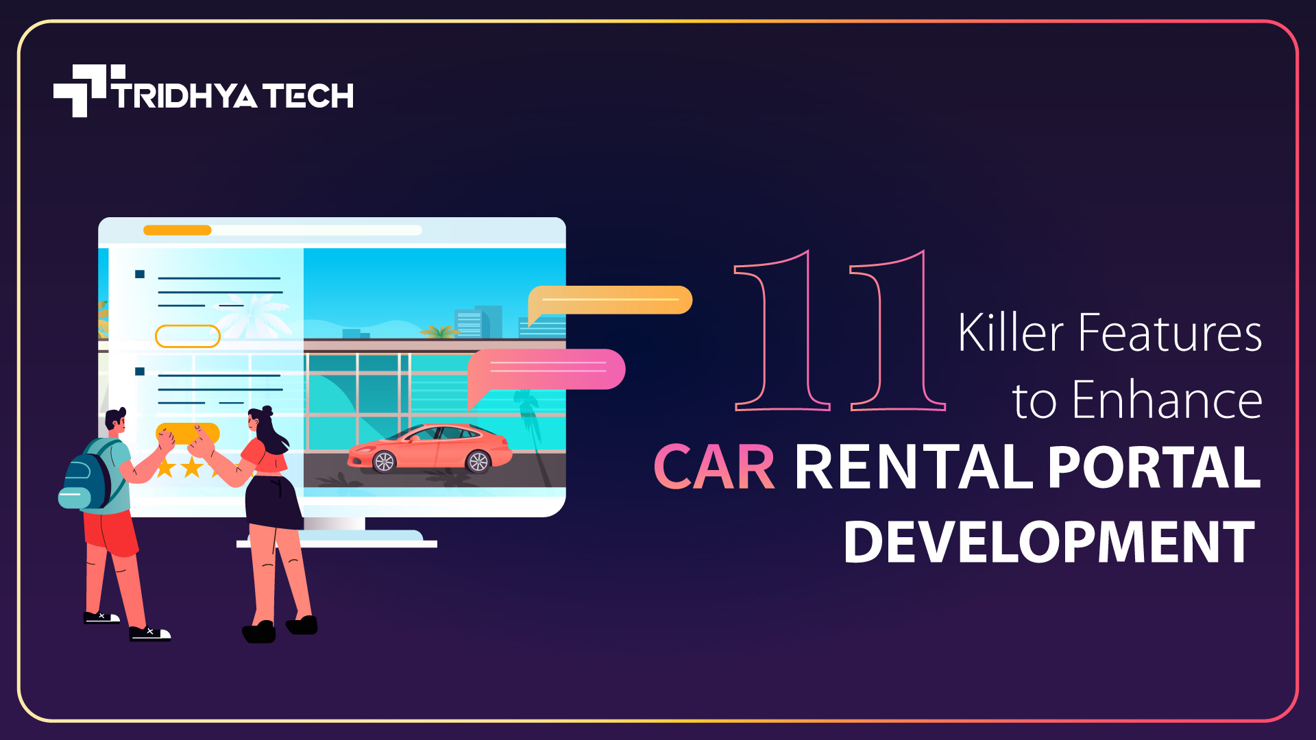 car rental portal development
